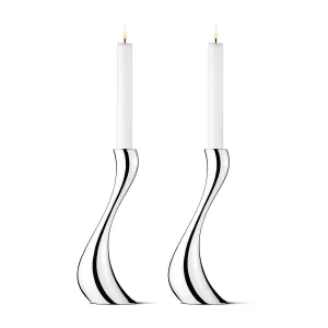 Georg Jensen Cobra Candleholders, Large