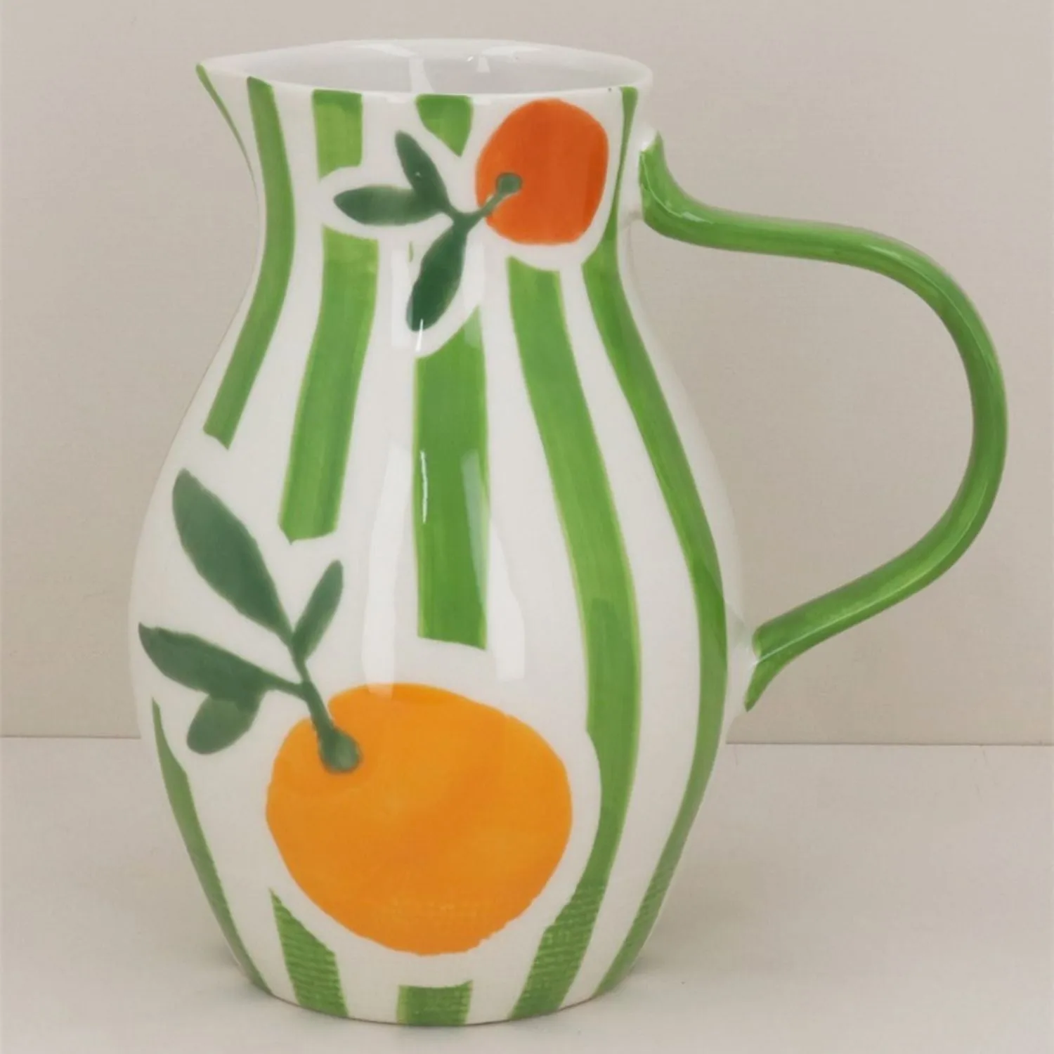 Gisela Graham 18.5cm Clementine Stoneware Jug