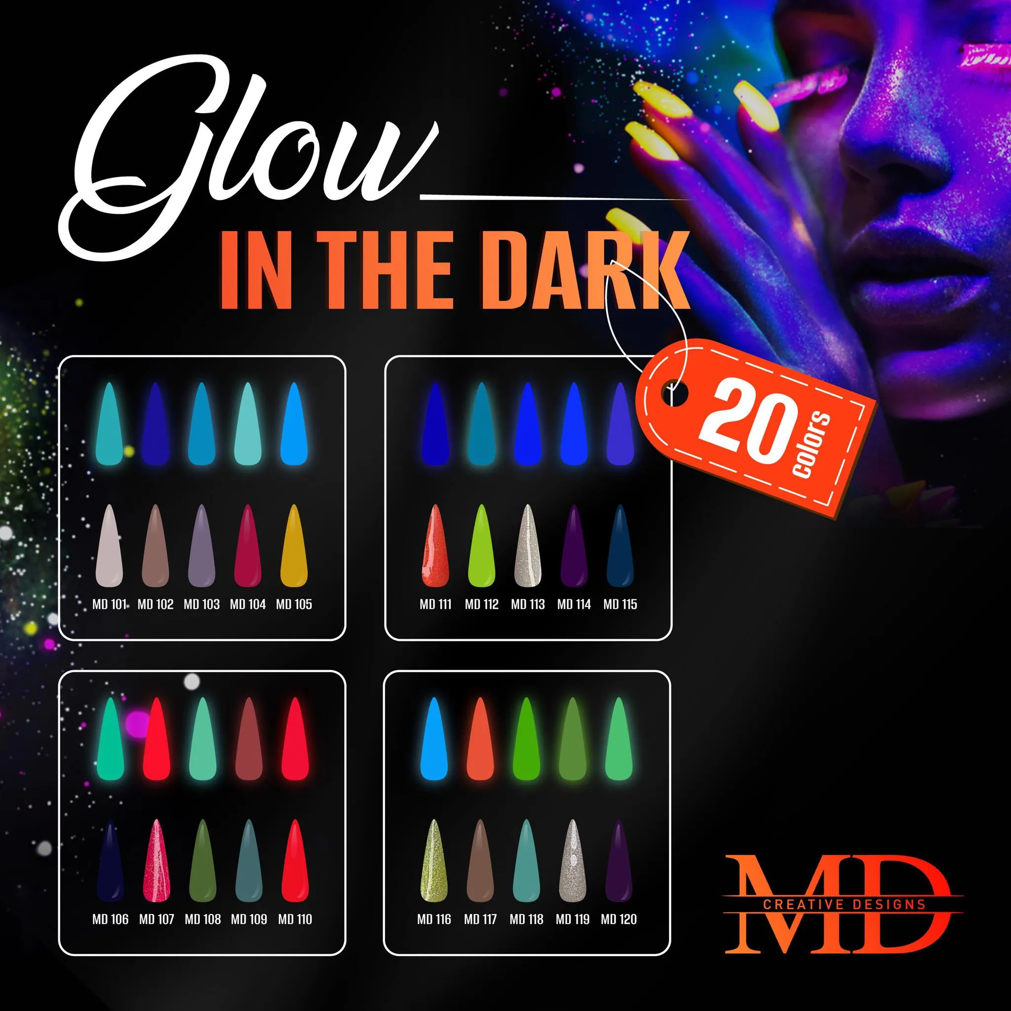 Glow In The Dark (20 colors)