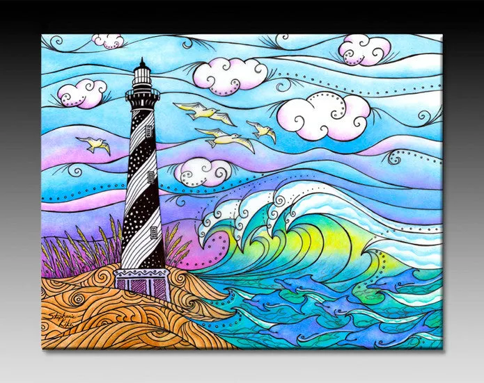 Hatteras Waves Ceramic Tile