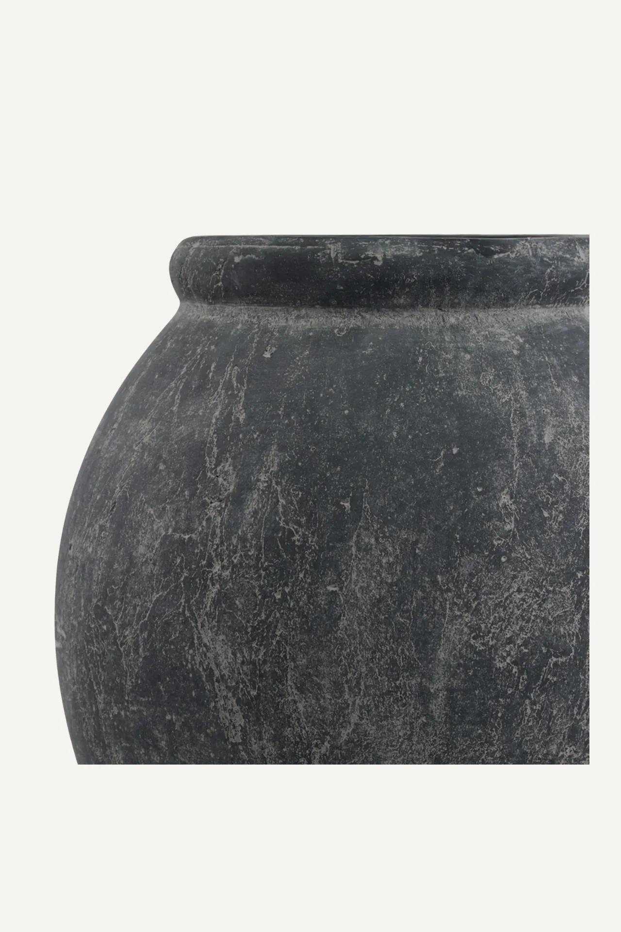 Henson Dark Grey Rustic Vase