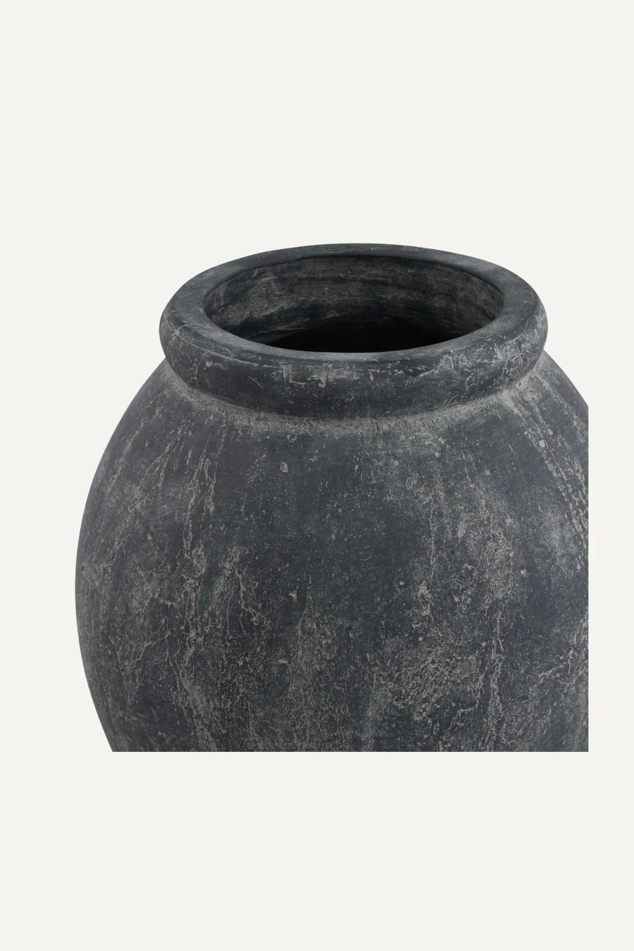 Henson Dark Grey Rustic Vase