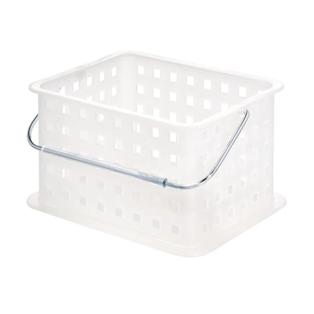 iDesign Small Storage Basket in Frost