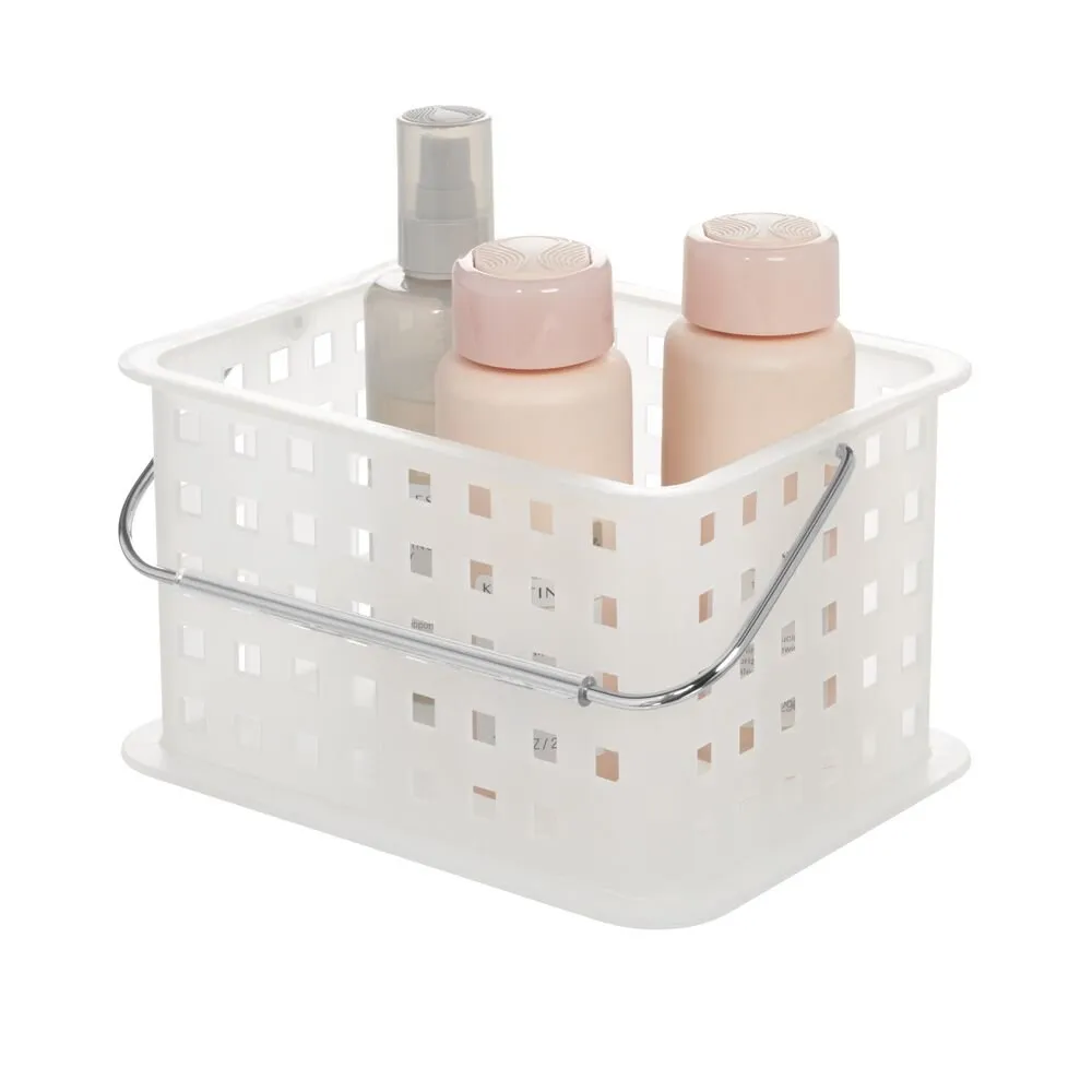 iDesign Small Storage Basket in Frost