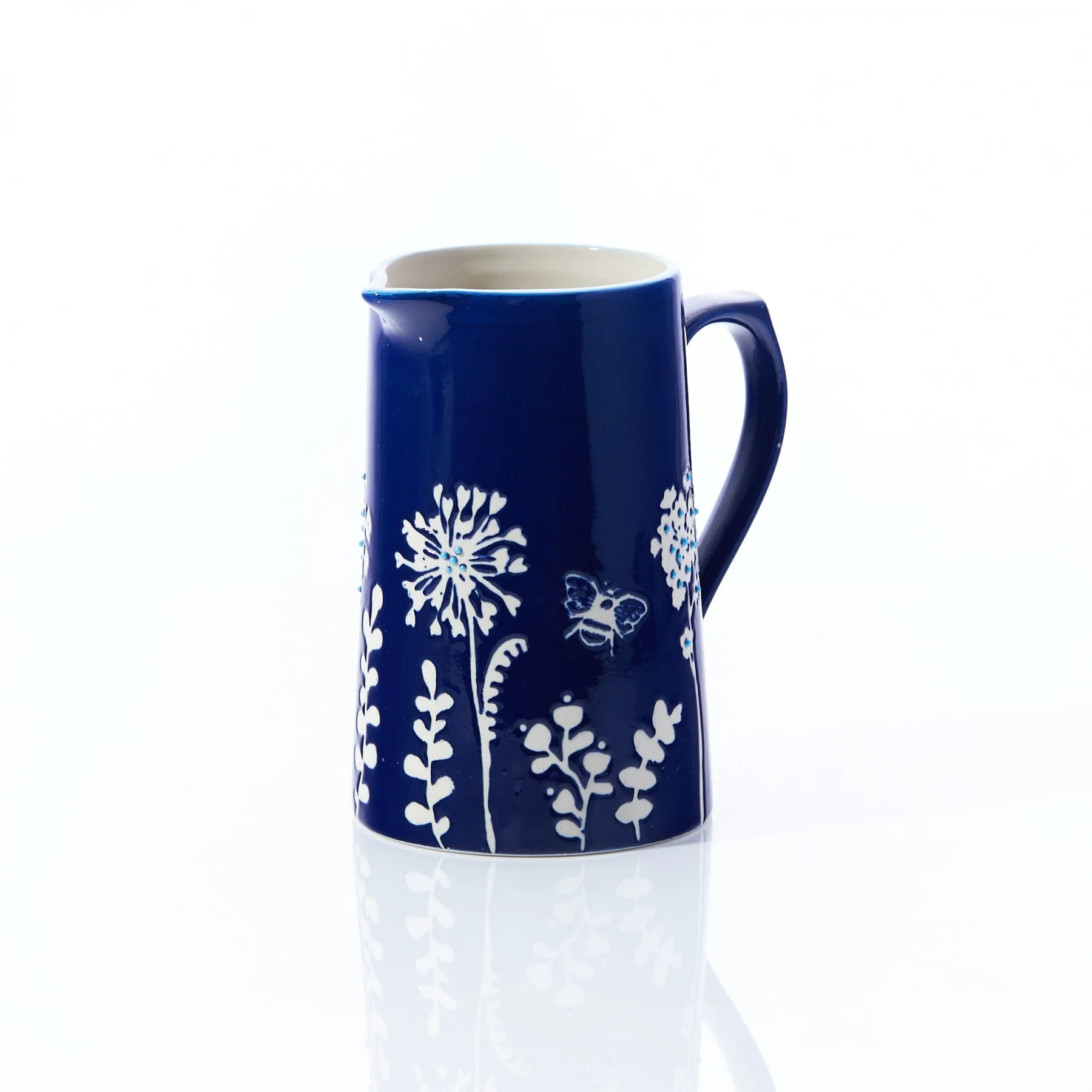 Indigo Handpainted Jug