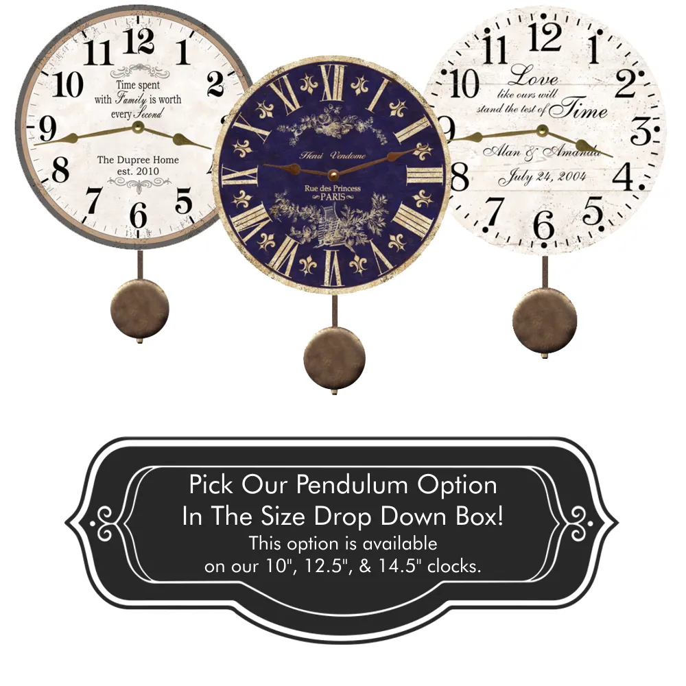 It's 5 o'Clock Somewhere Clock- Five o' Clock Wall Clock