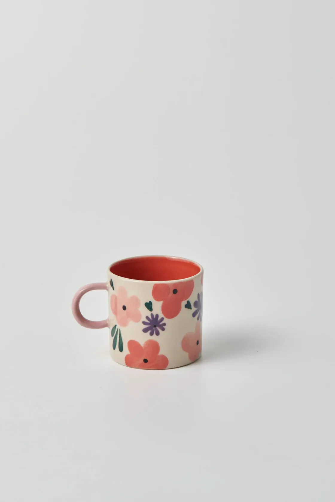 JONES & CO - DITSY ESPRESSO PINK