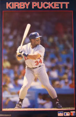 Kirby Puckett "Classic" Minnesota Twins Poster - Starline 1987