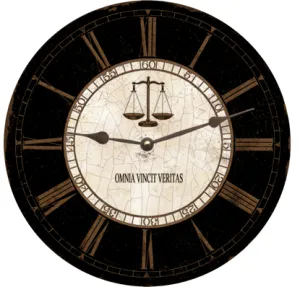 Law Clock- Lawyer Clock