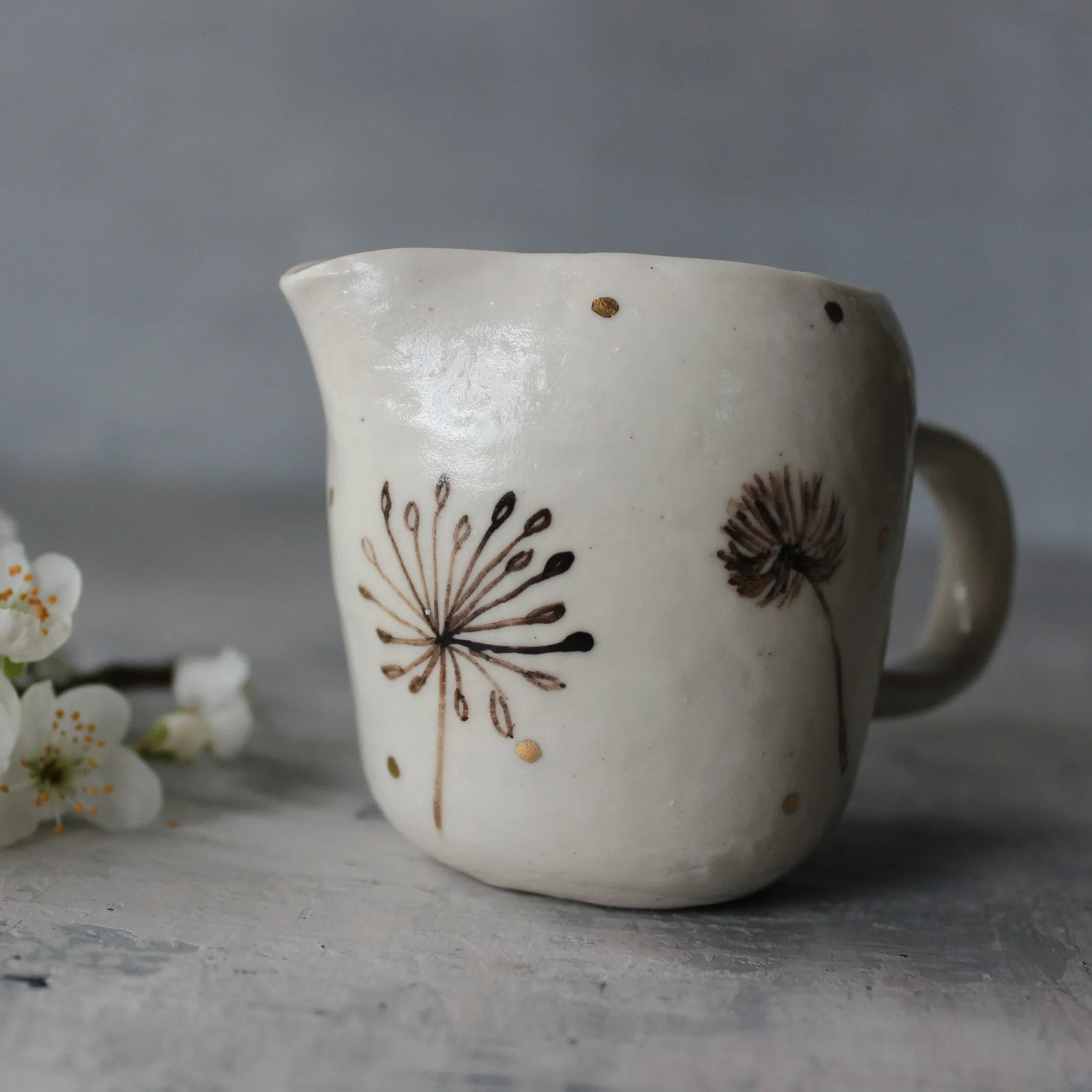 Little Ceramic Jugs Dandelion