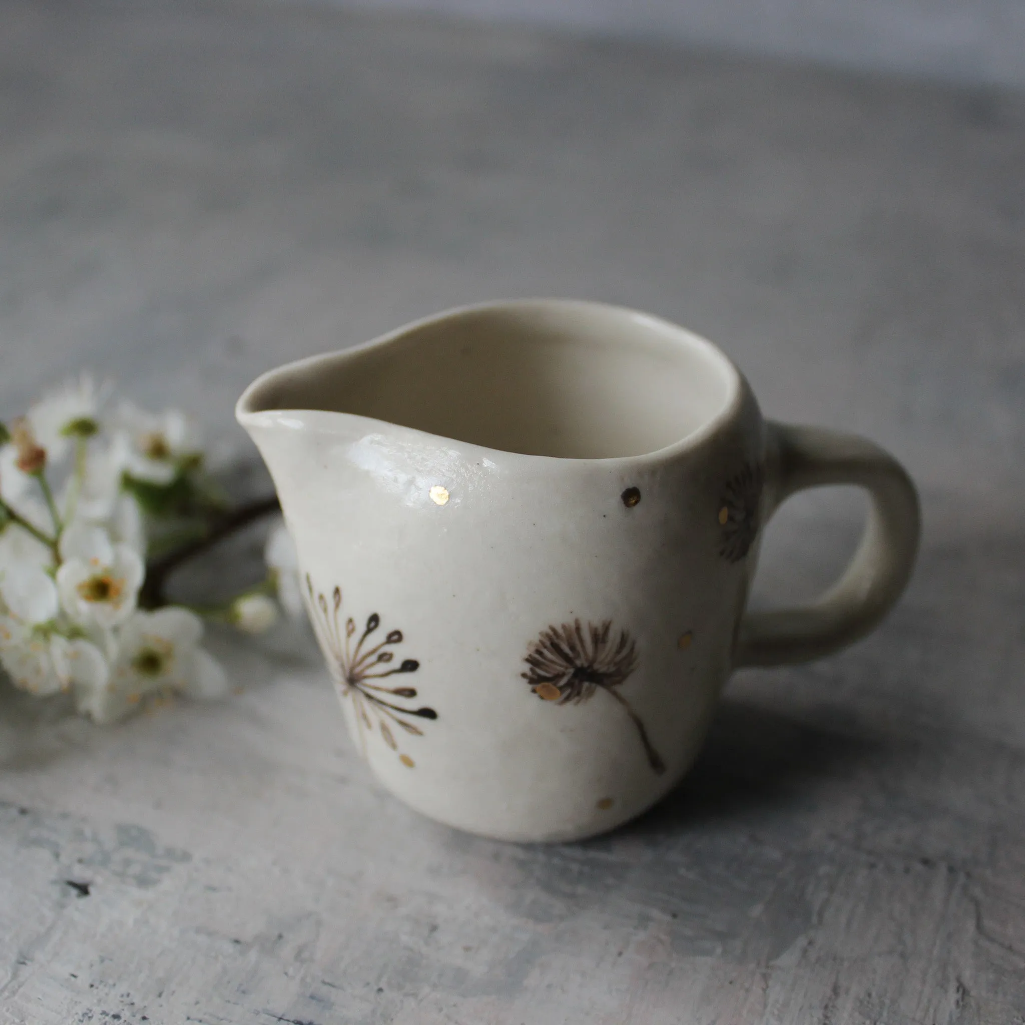 Little Ceramic Jugs Dandelion