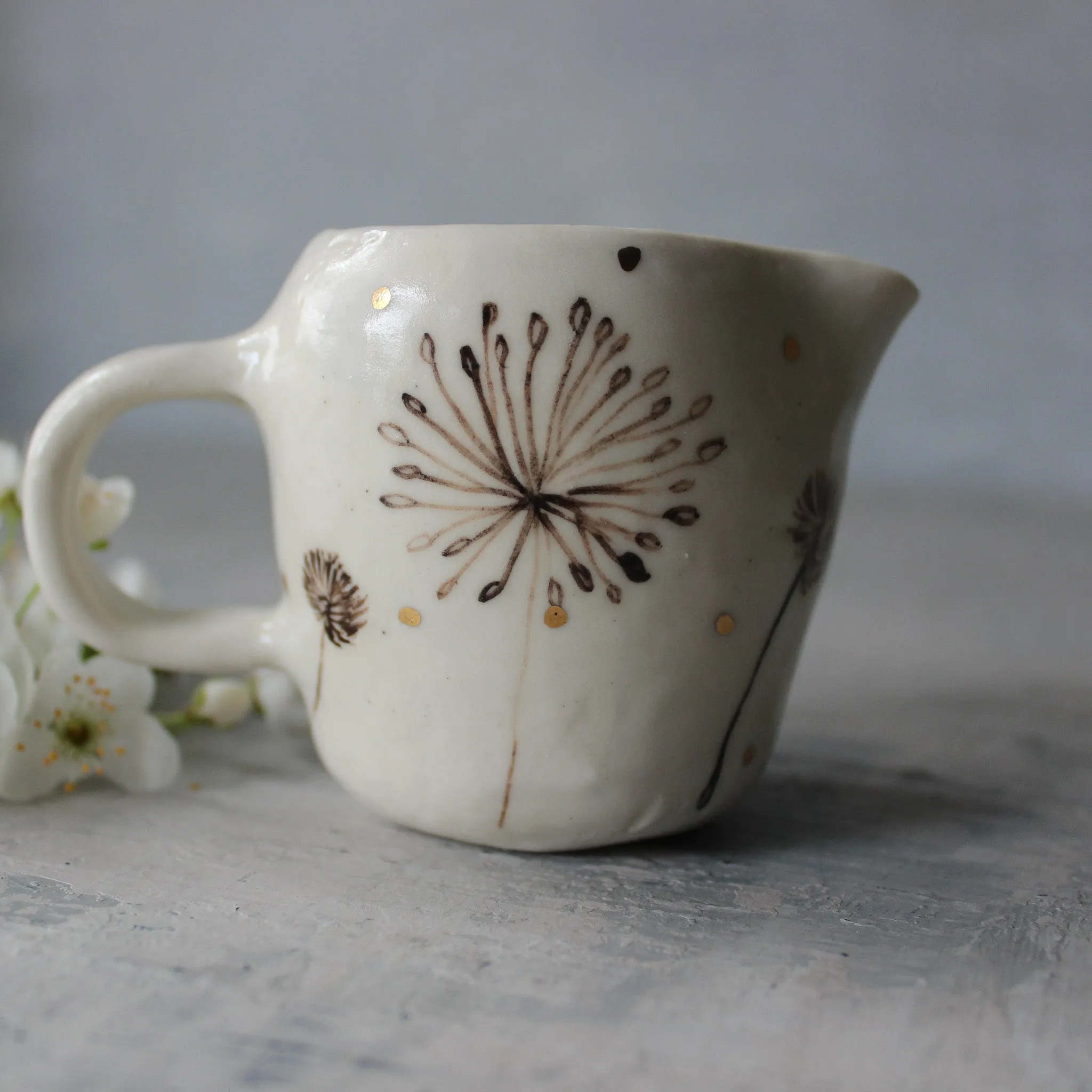 Little Ceramic Jugs Dandelion