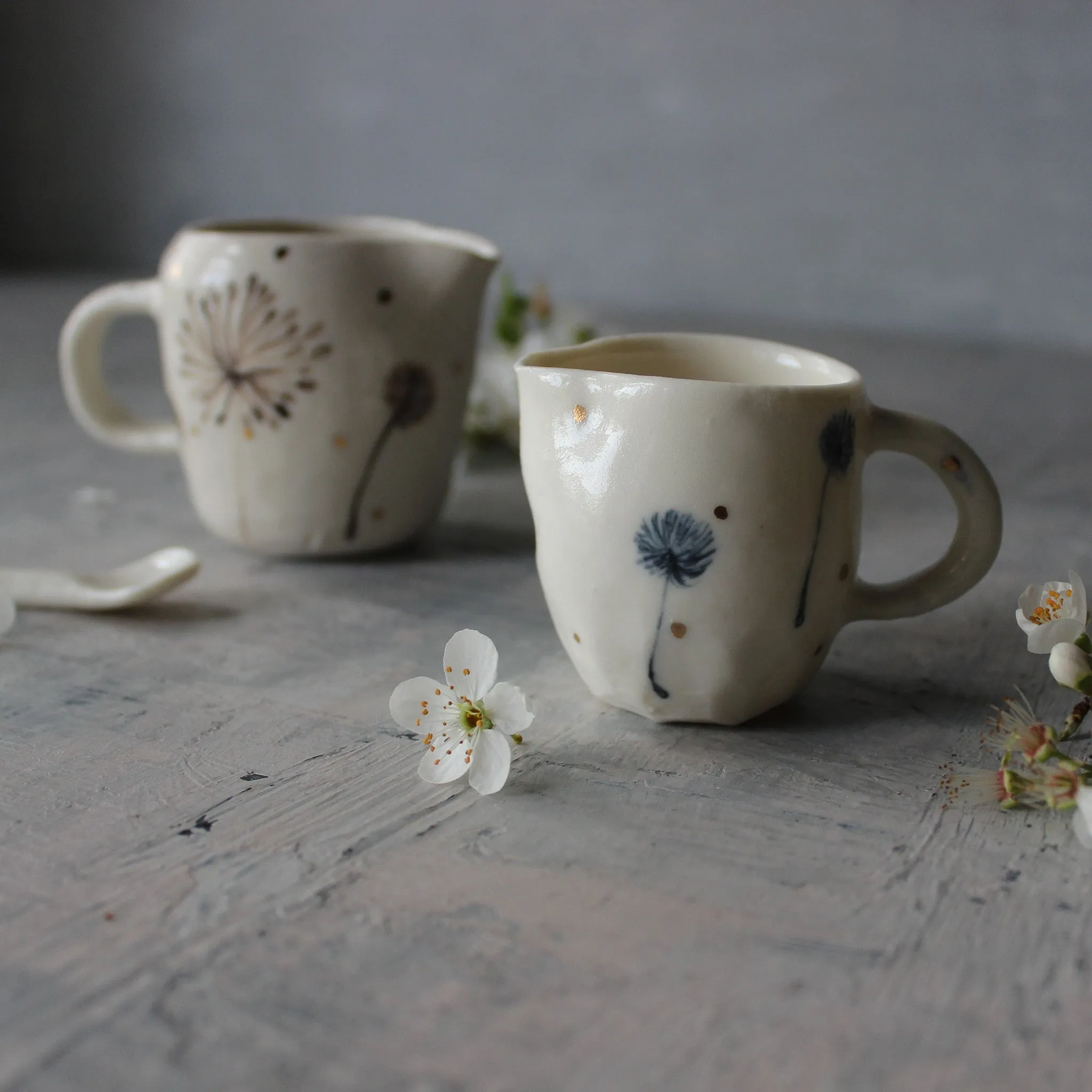 Little Ceramic Jugs Dandelion