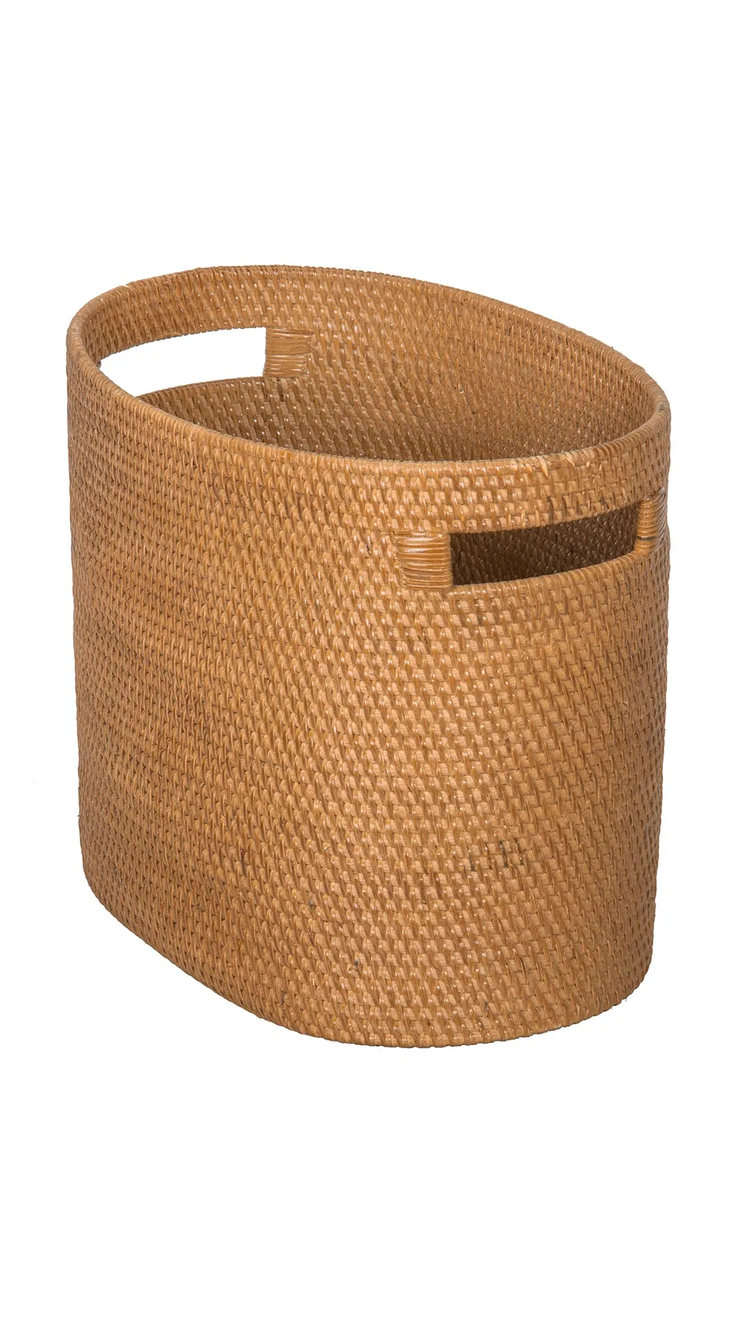 Loma Oval Rattan Magazine Rack