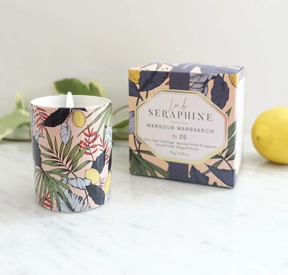 Mansour Marrakech No. 25 Citrus, Green Tea & Ginger Candle