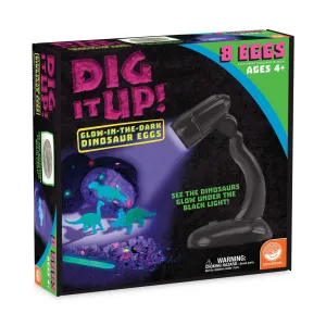 Mindware Dig It Up! Glow In The Dark Dinosaurs - Science Kit for Kids