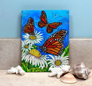 Monarchs Ceramic Tile