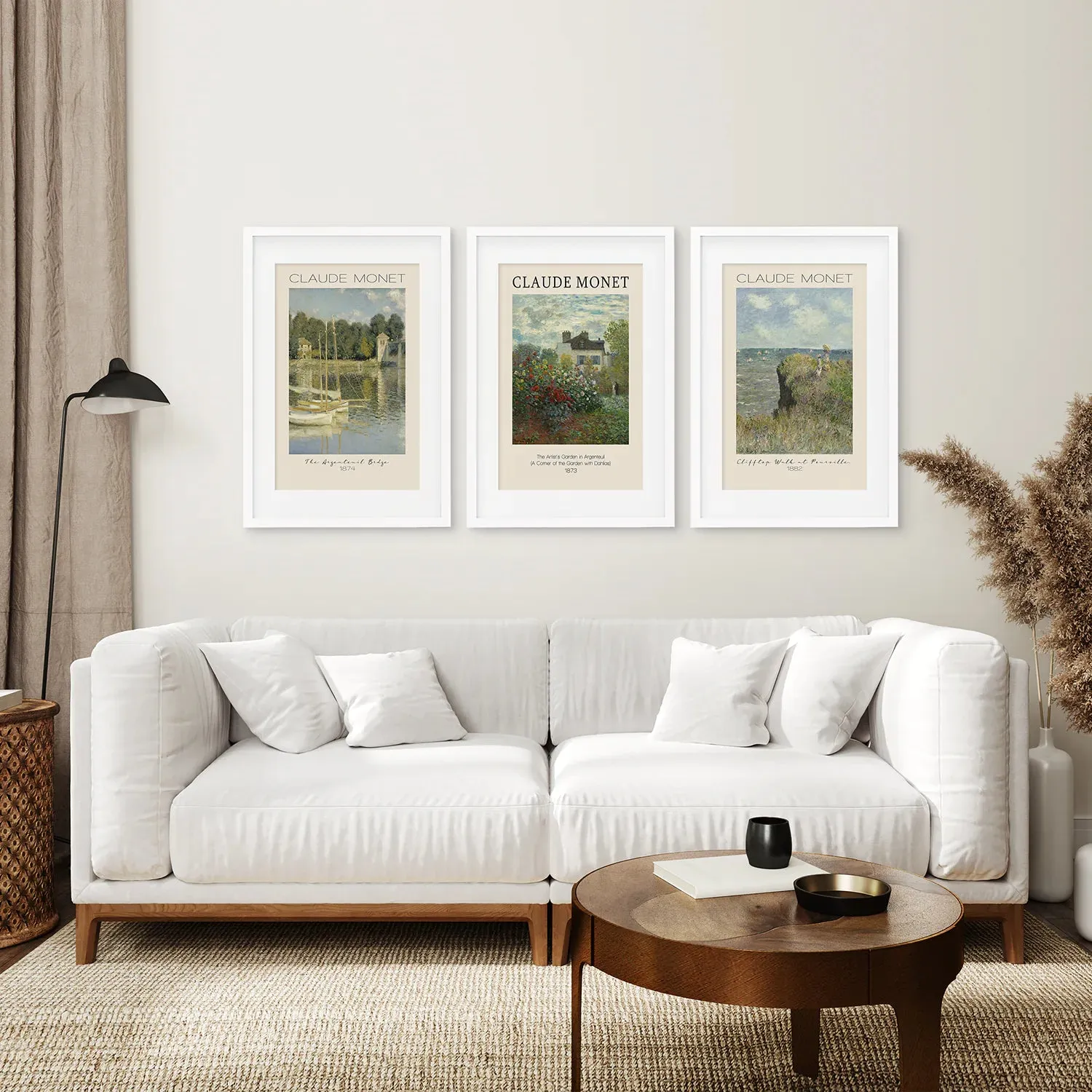 Monet Set of 3 Printable Exhibition Posters