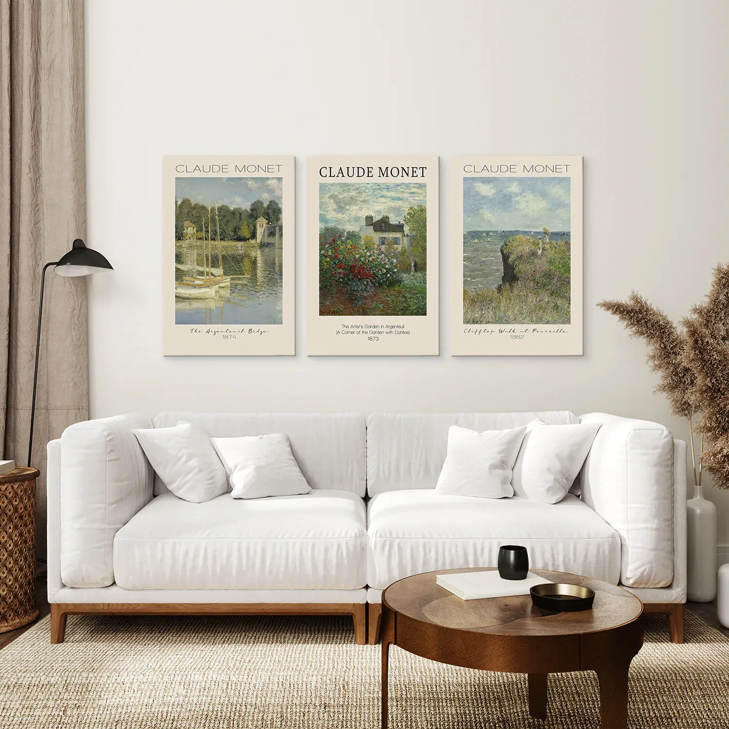 Monet Set of 3 Printable Exhibition Posters