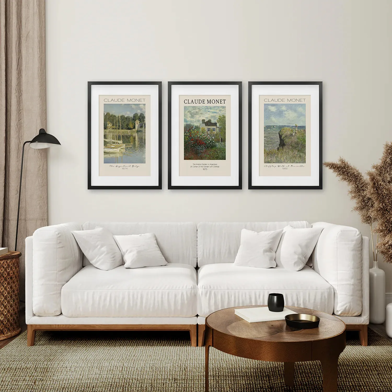 Monet Set of 3 Printable Exhibition Posters