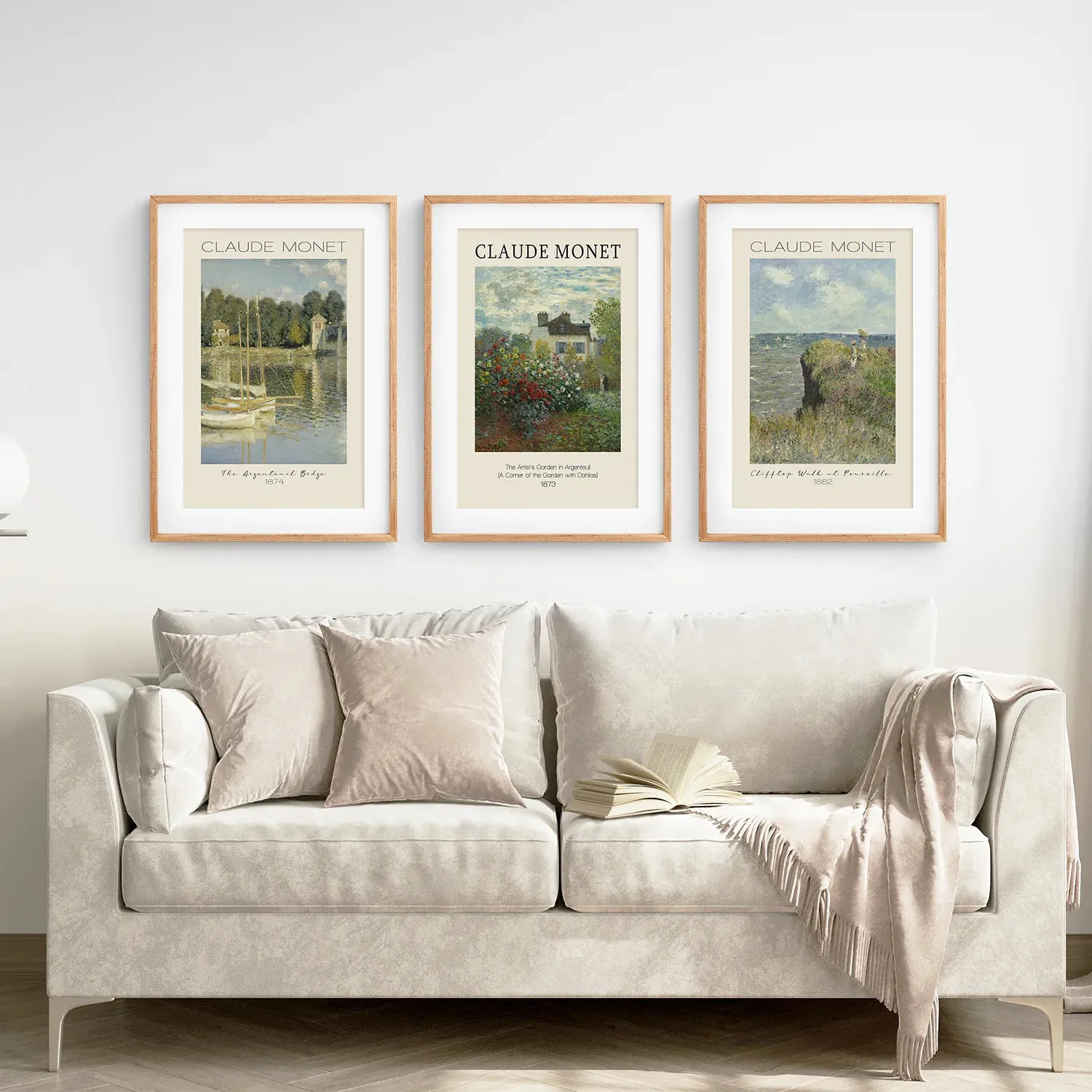 Monet Set of 3 Printable Exhibition Posters