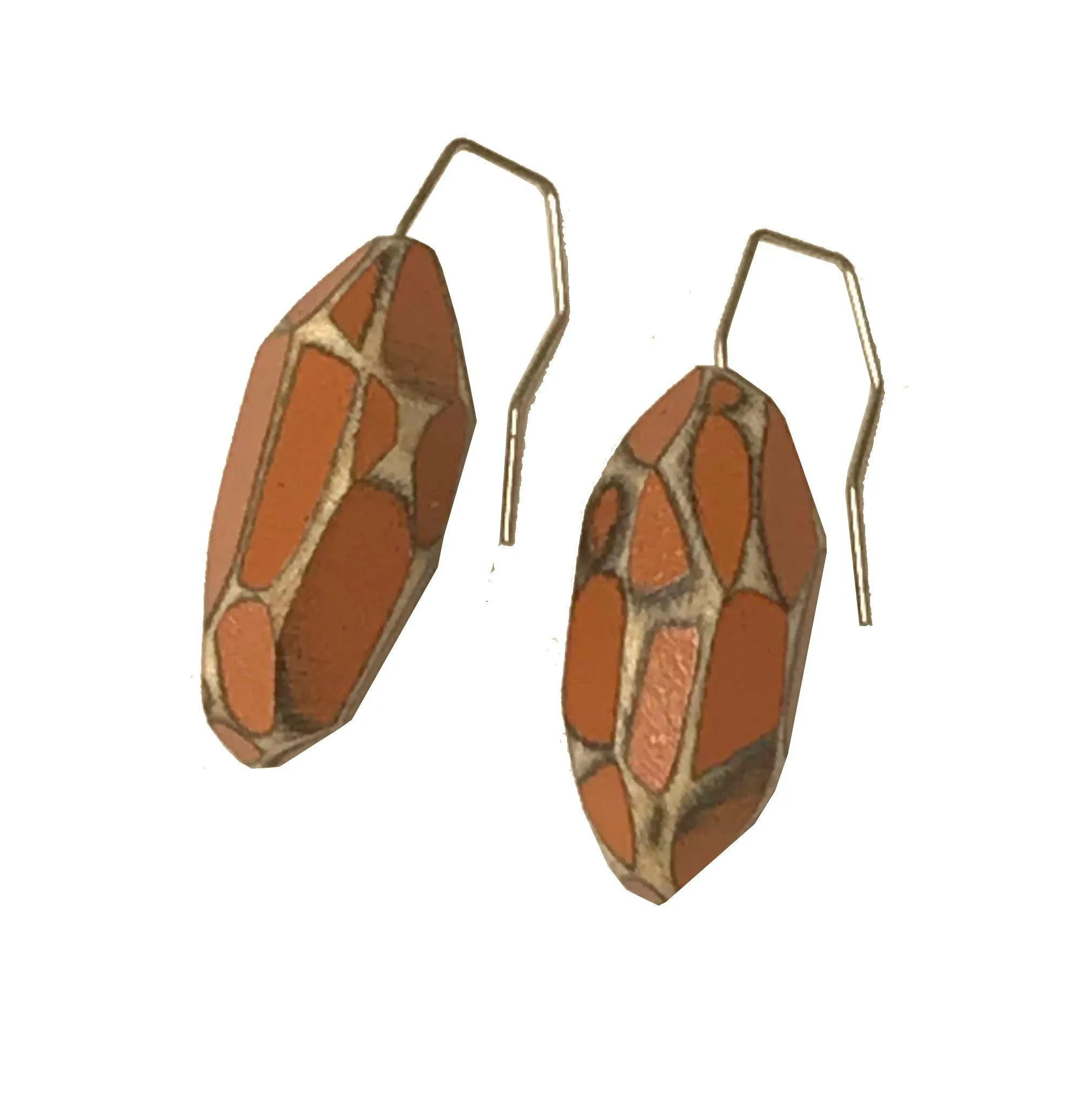 Morgan Hill Earrings: Orange