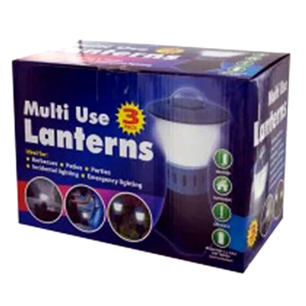 Multi Use Lanterns - 3 Pack