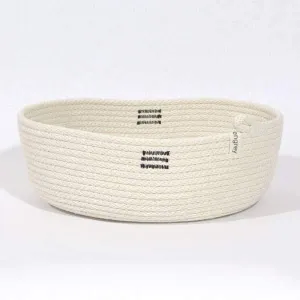 Oval Basket - White