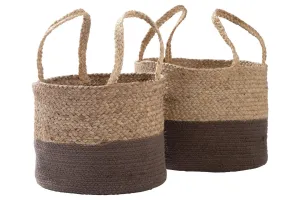 Parrish Natural/Charcoal Basket (Set of 2)