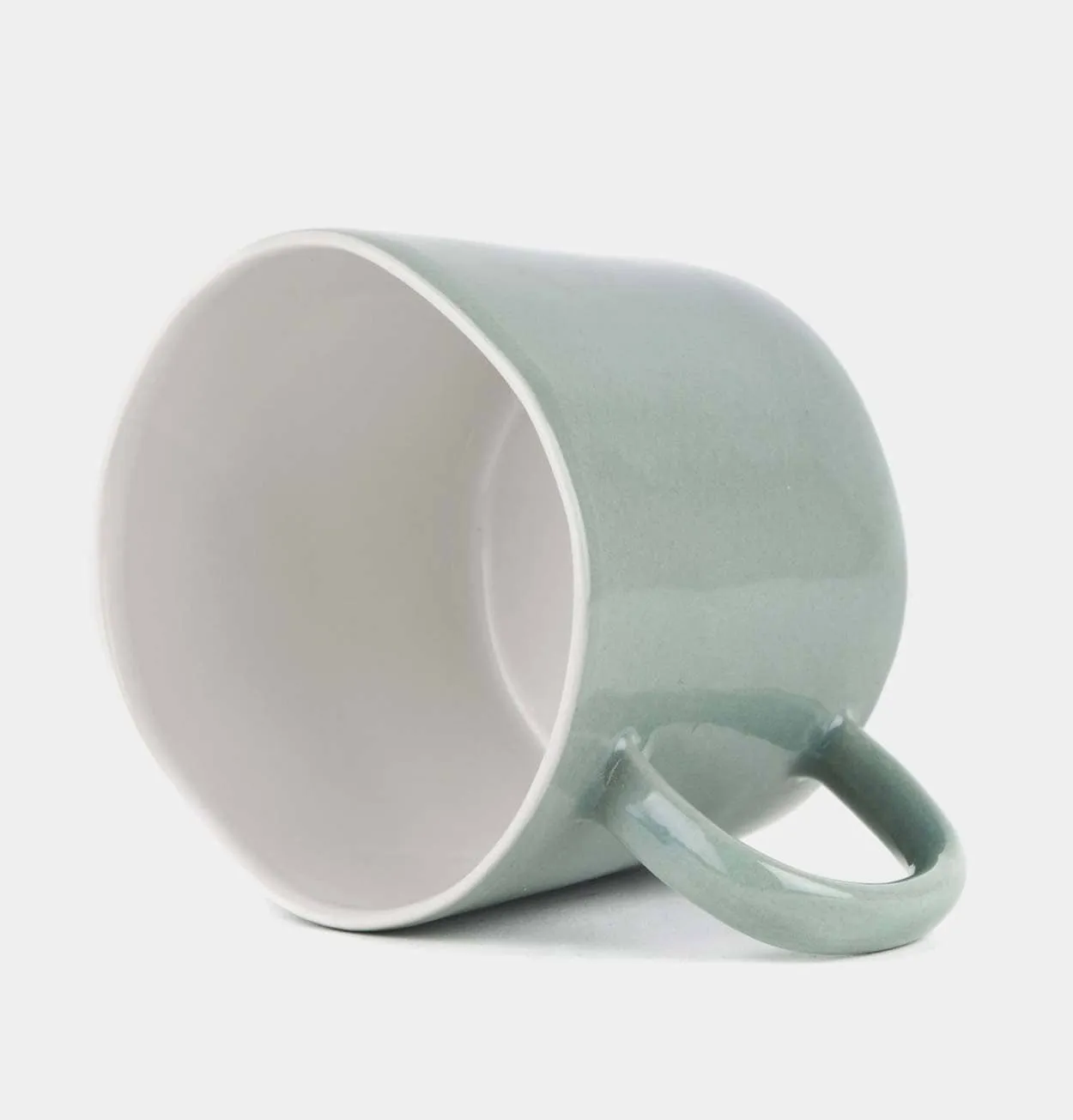 Quail's Egg Stoneware Mug in Sage