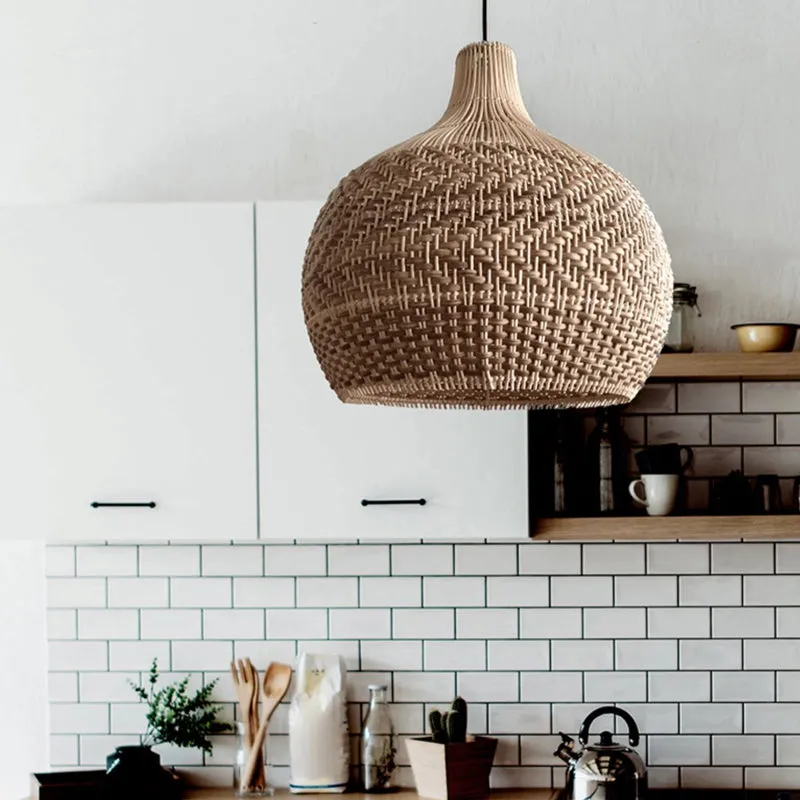 Rattan Pendant Light Interior Design