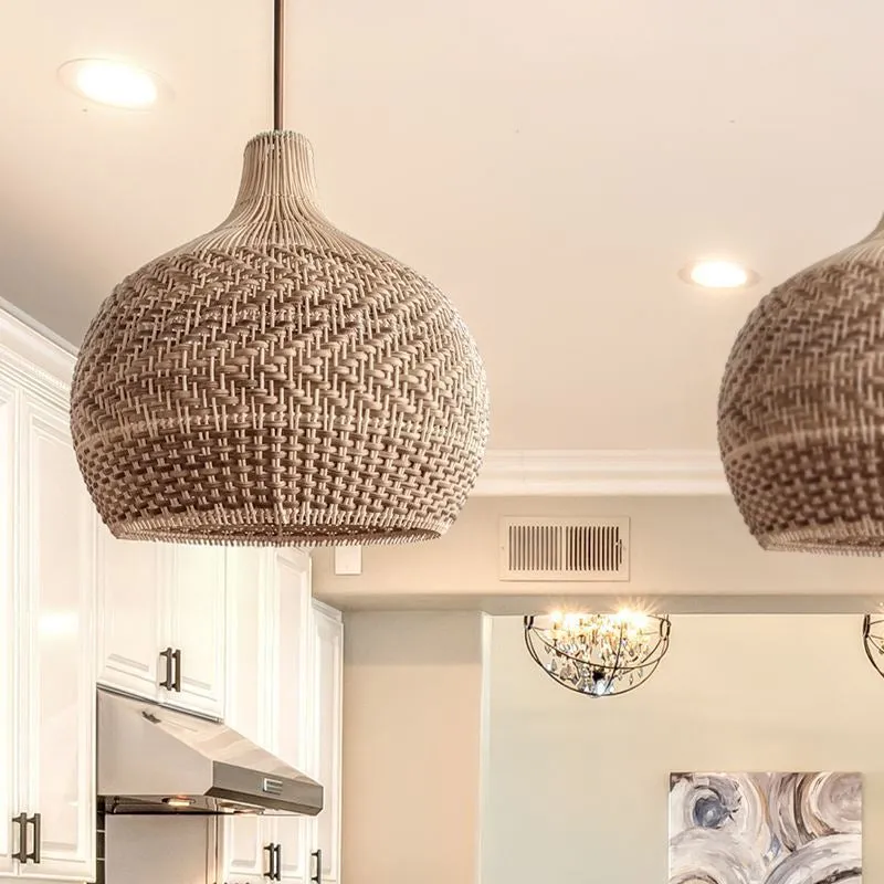 Rattan Pendant Light Interior Design