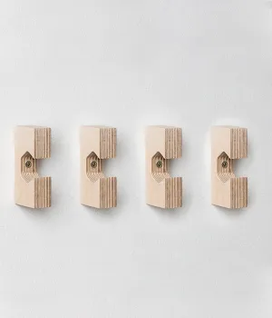 Rect Hex Wall Hooks (Set of 4)