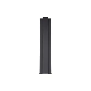 Revels 24 in. LED Outdoor Wall Sconce 3000K Black Finish