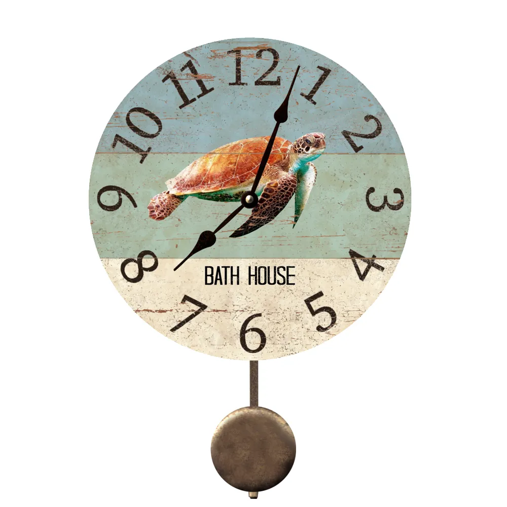 Sea Turtle Clock- Personalized Beach Clock