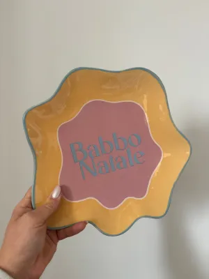 SECONDS SALE - Babbo Natale Plate