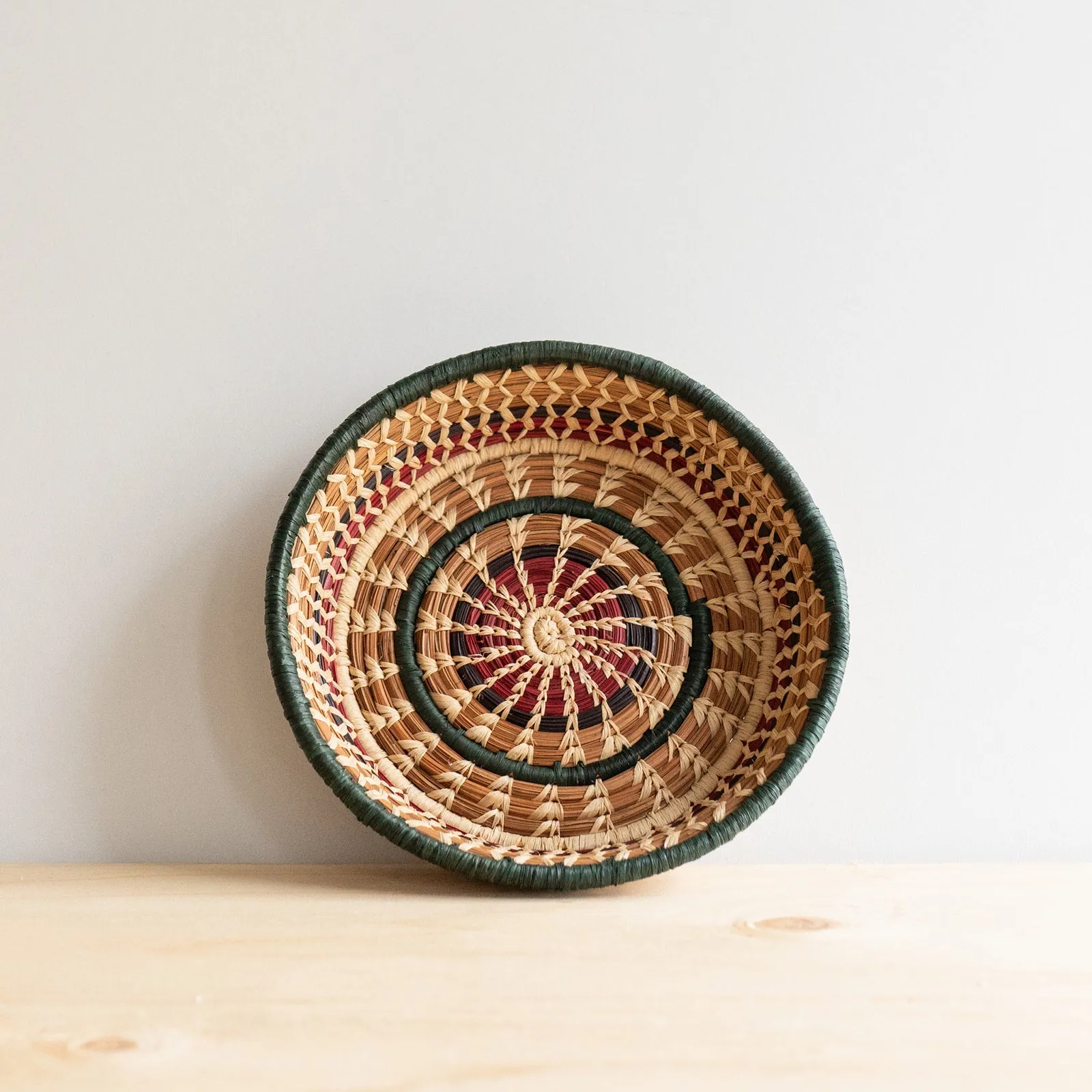 Small Pinwheel Handmade Basket