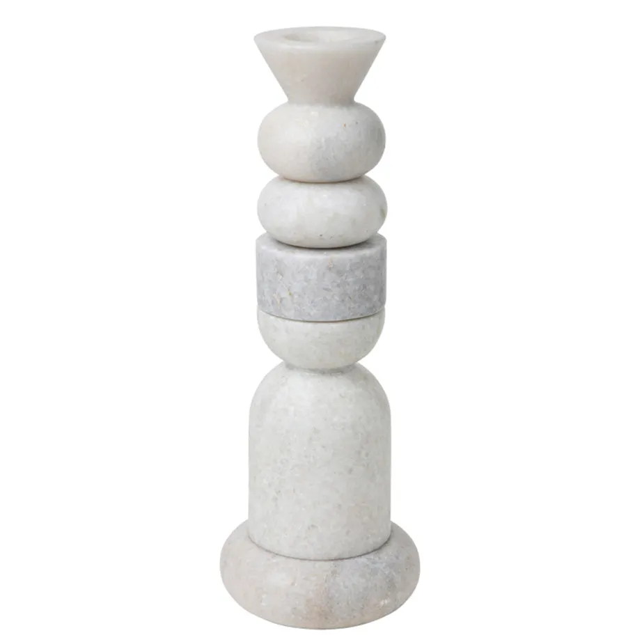 Stone Stacking Candleholder