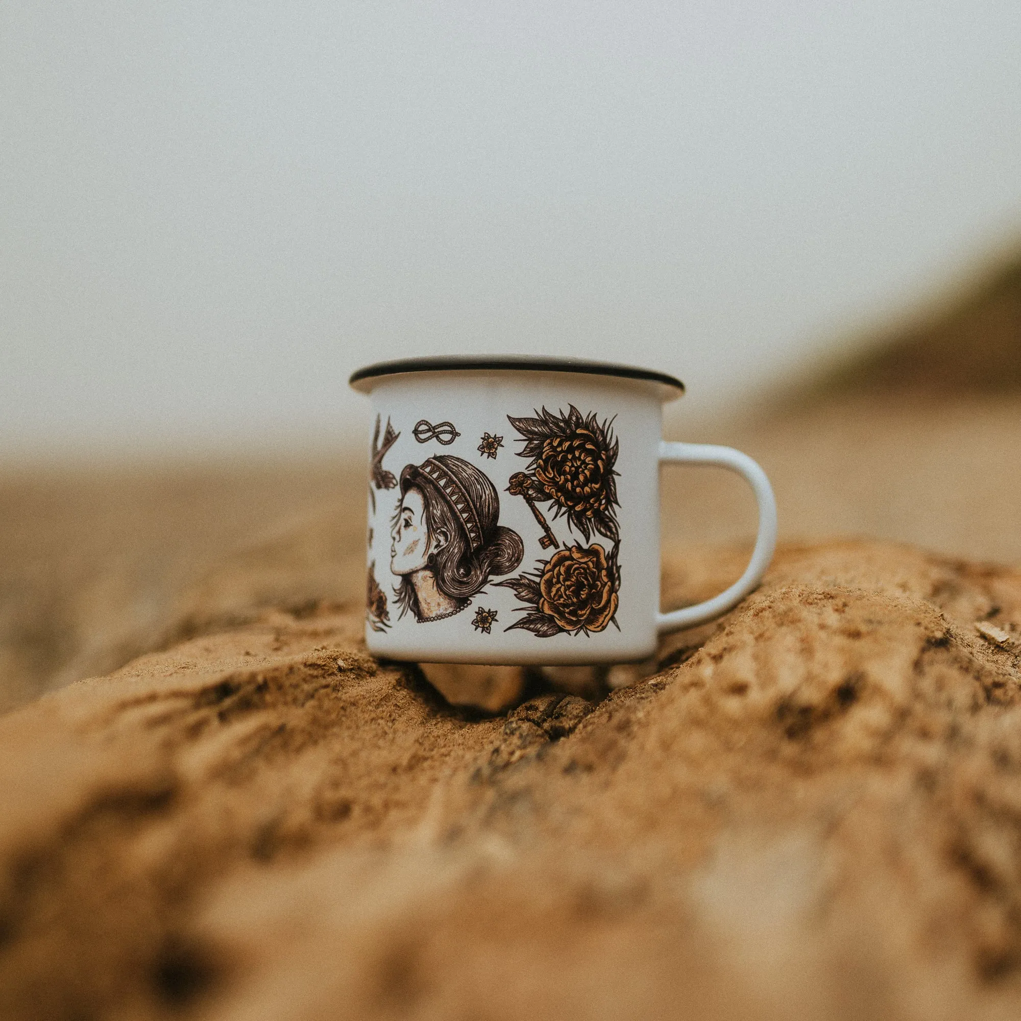 THERE IS NO ME, WITHOUT YOU - ENAMEL MUG