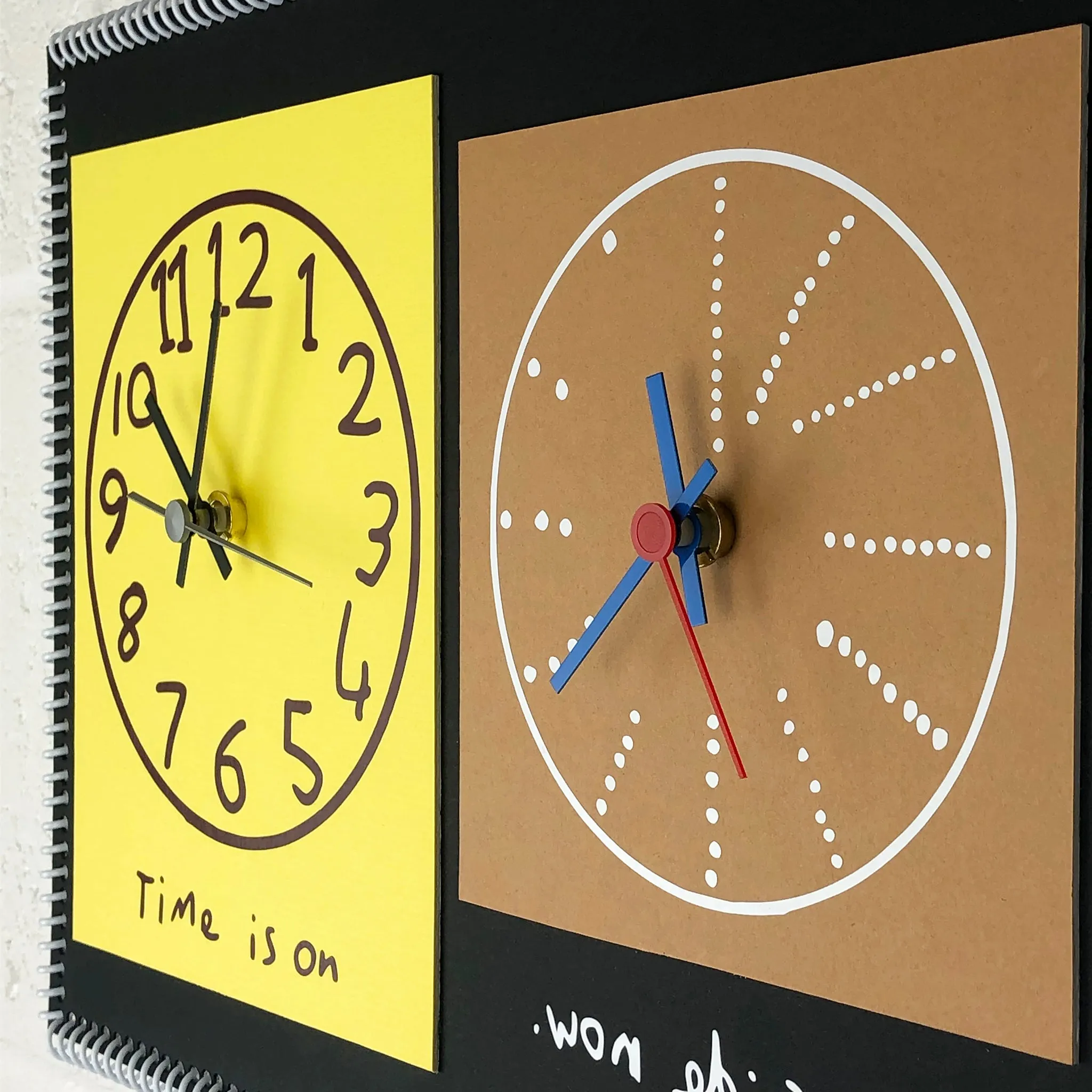 “Time is on my side now” double wall clock (2nd generation #006)