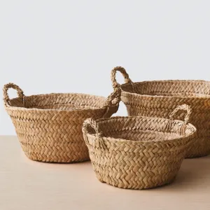 Totora Floor Basket