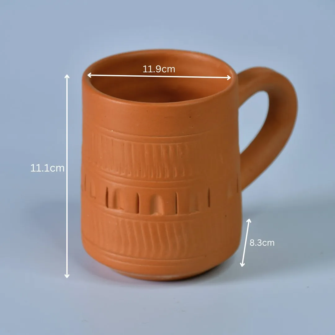 Unglazed Coffee Mug: Stylish Home Decor & Kitchenware