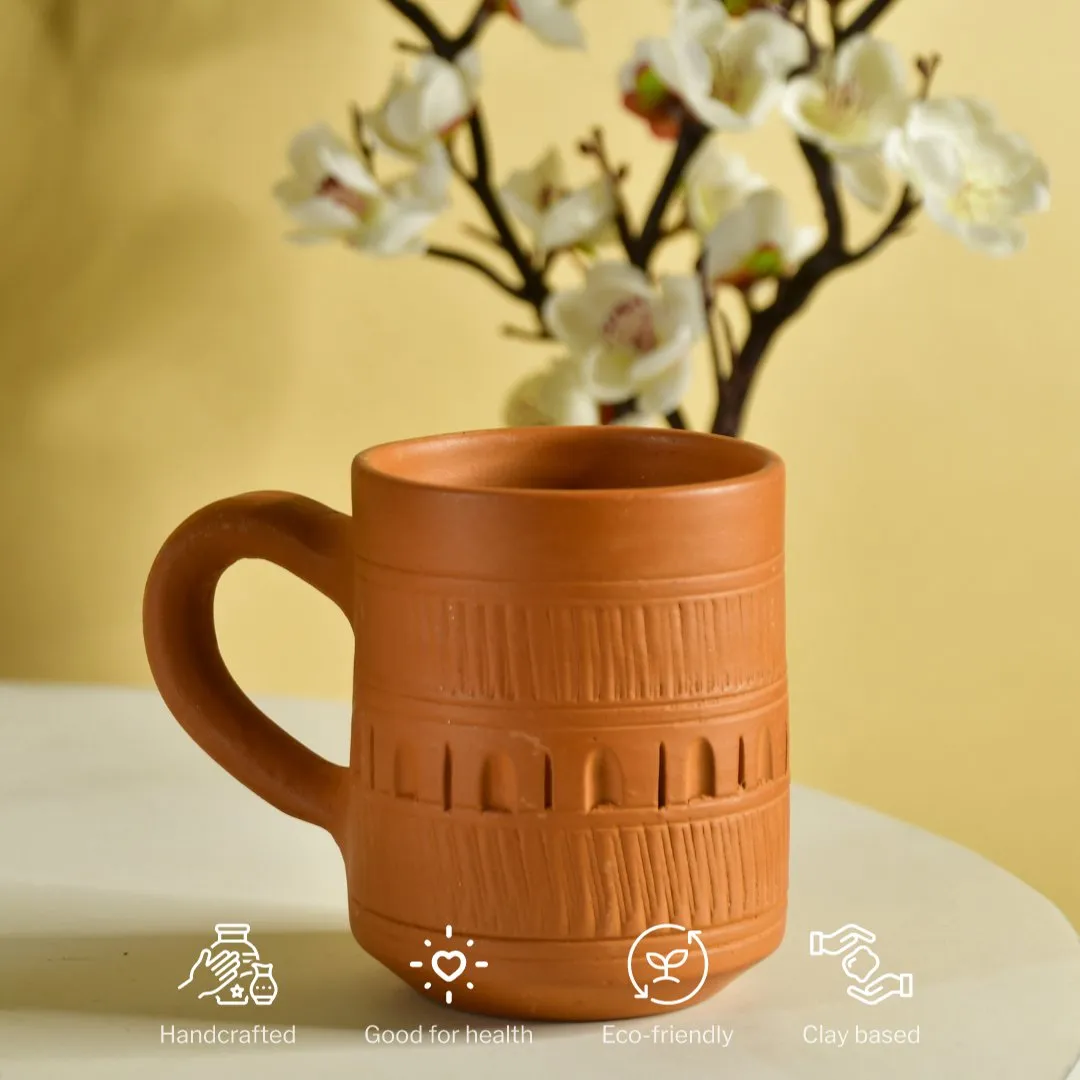 Unglazed Coffee Mug: Stylish Home Decor & Kitchenware