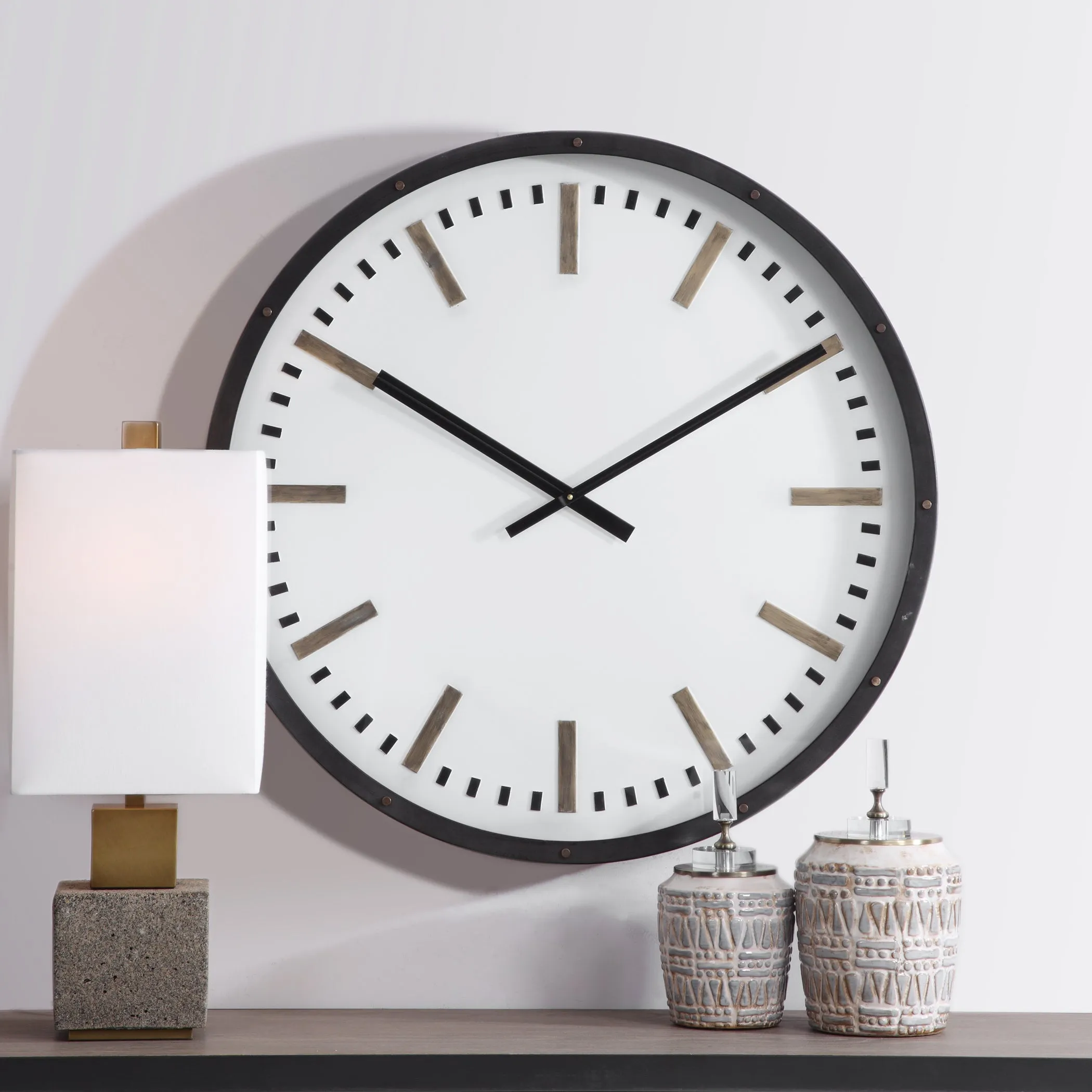 Uttermost Fleming Large Wall Clock