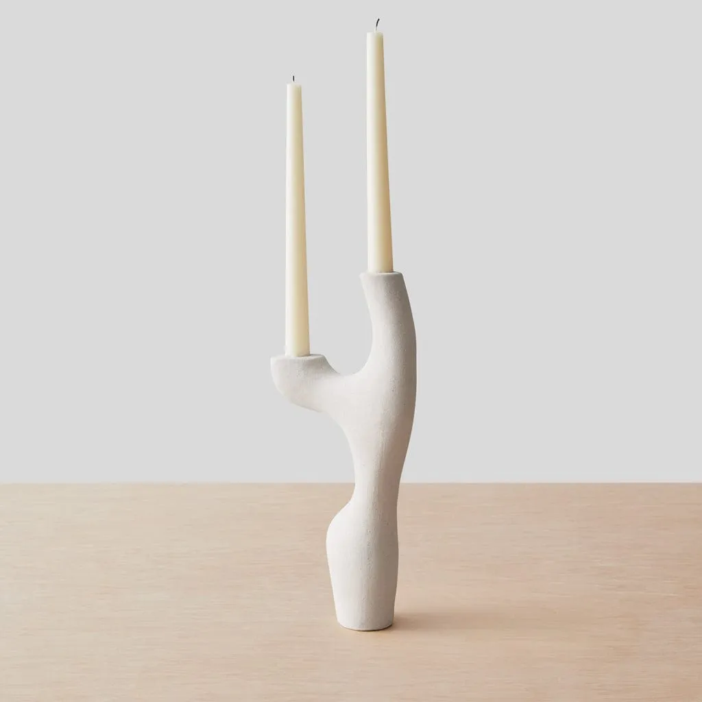 Vida Ceramic Candle Holders - Set of 2