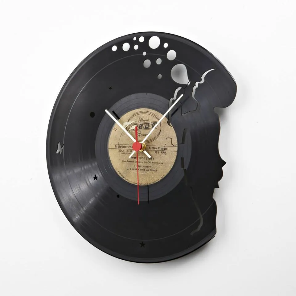 Wall Vinyl Clock Kid