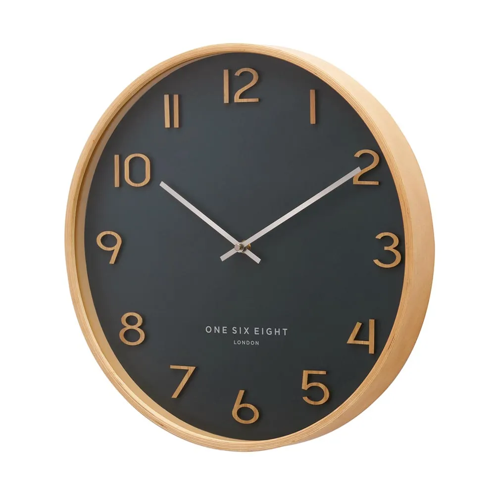 Wallace Petrol Blue Wall Clock (41cm)