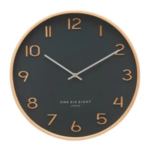 Wallace Petrol Blue Wall Clock (41cm)