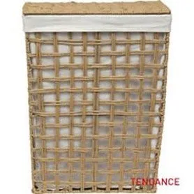 Waved and Rectangular Paper Baskets - Natural/Linen Fabric - Various Sizes