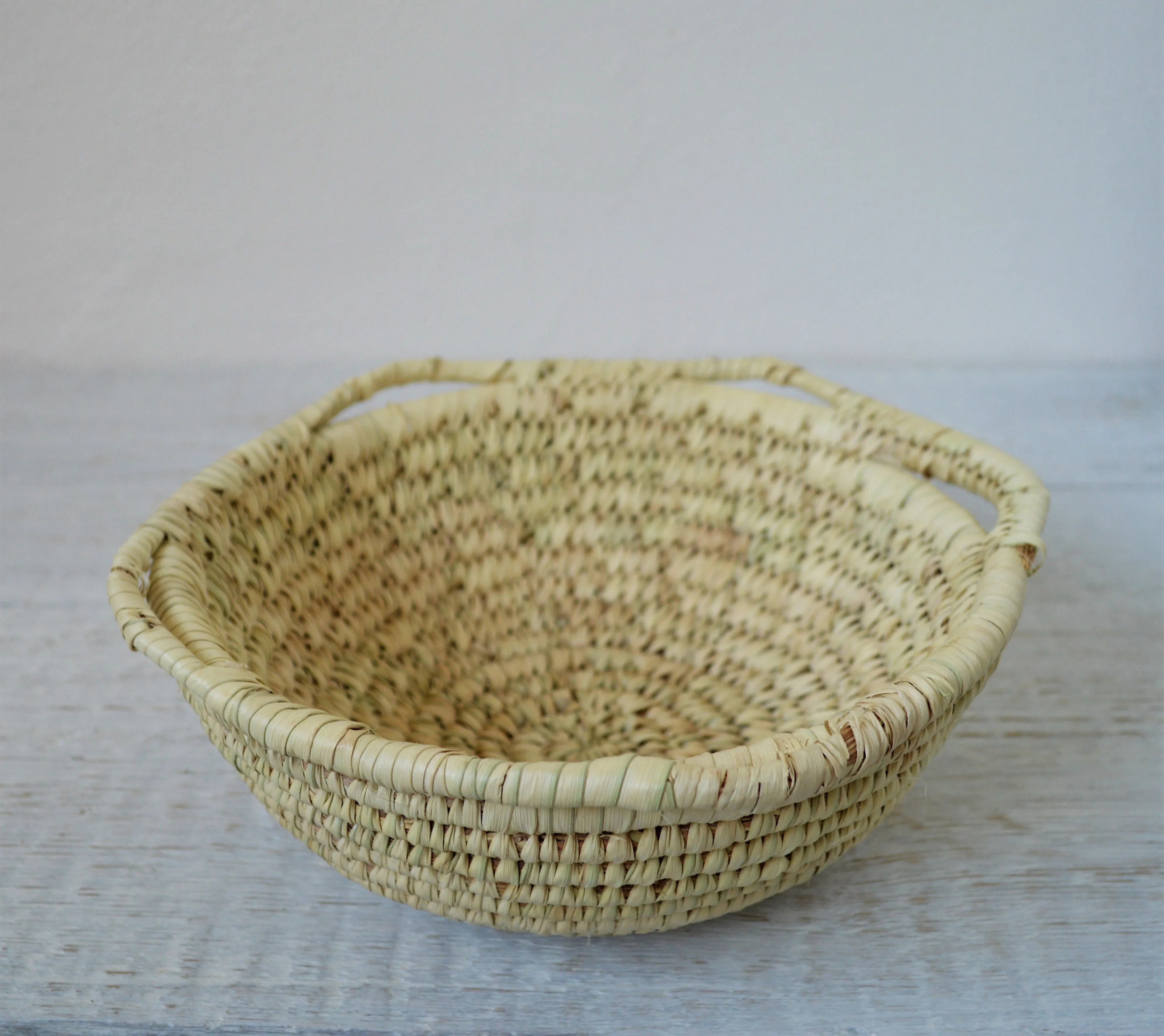 Woven fruit bowl